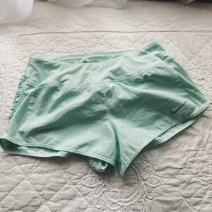 Nike Teal Running Shorts